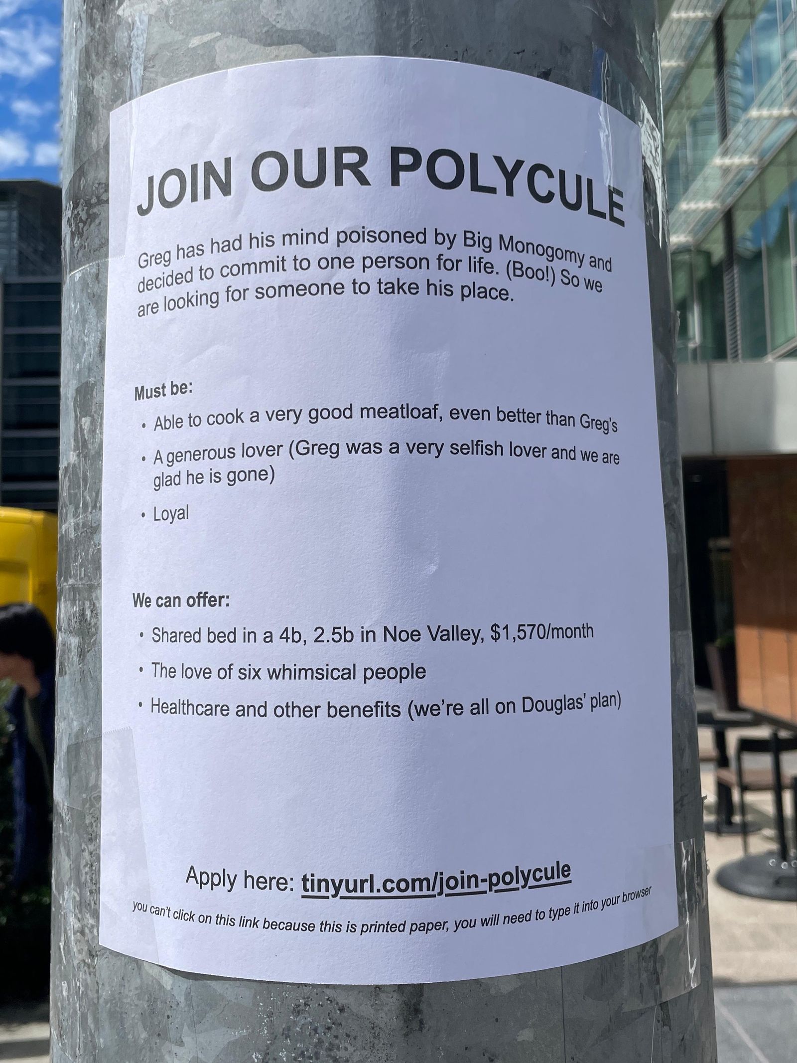 The Person Behind Those Viral Polycule Ads Says It’s Just a Joke