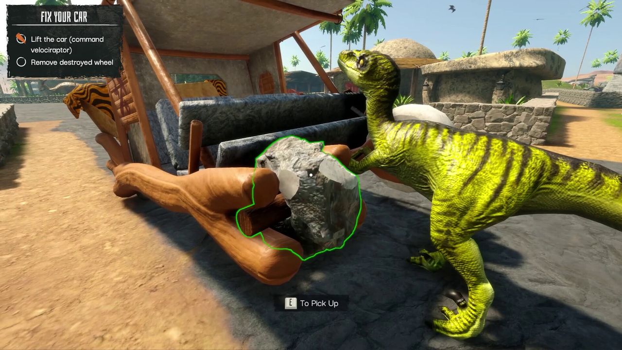 Primal Repairs is basically a handyman sim set in the world of The Flintstones