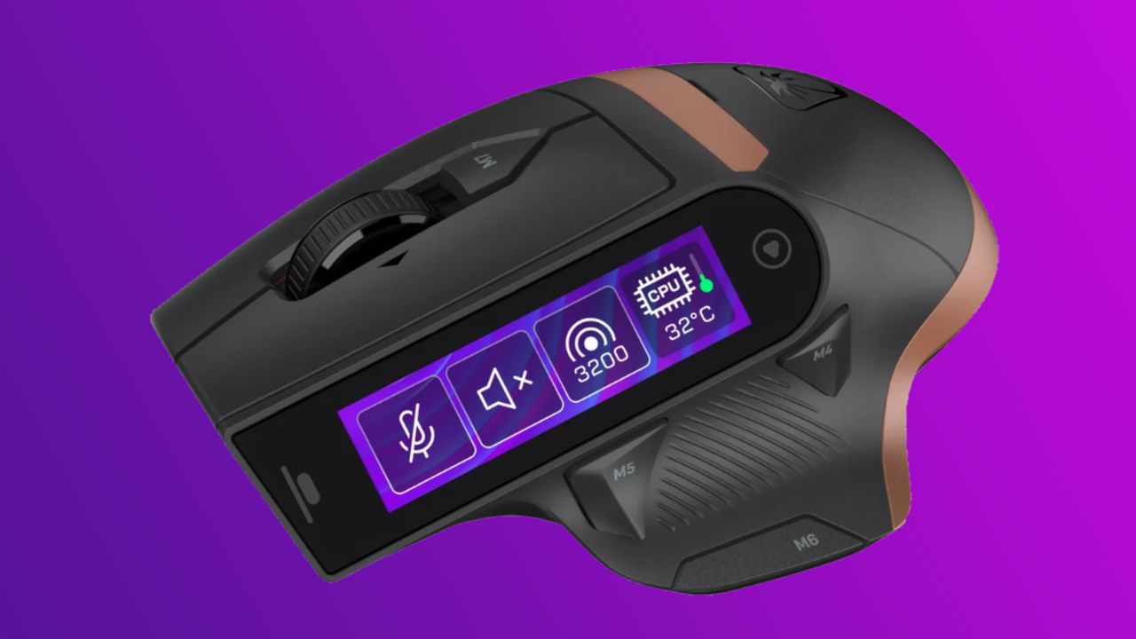 Turtle Beach has wedged a touchscreen into the side of its new 8K gaming mouse and it's giving me the heebie-jeebies