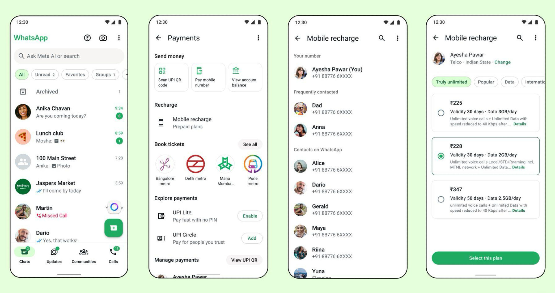 WhatsApp adds prepaid phone recharges in India as its payments usage still lags