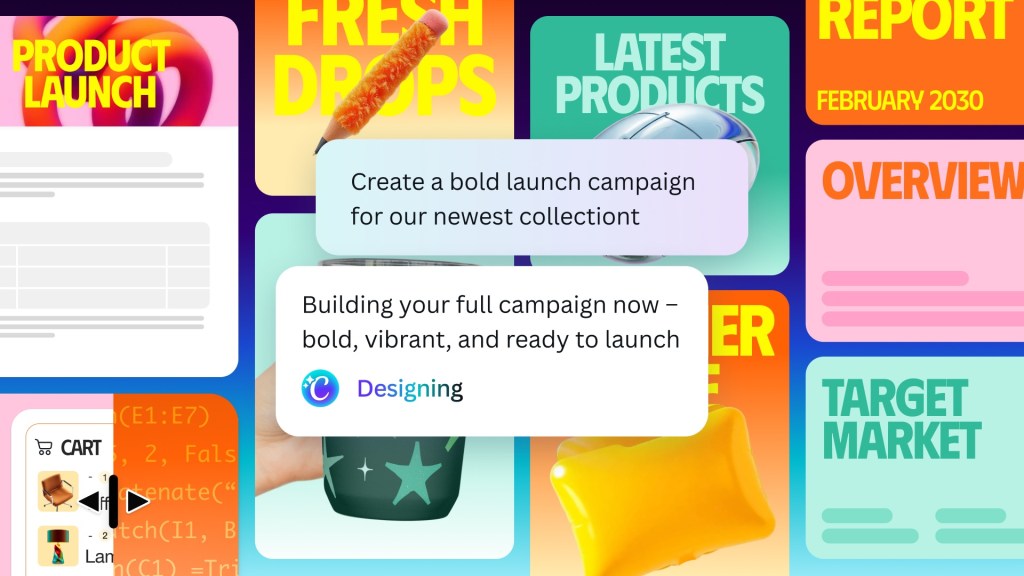 Canva’s AI assistant can now call various tools to make designs for you