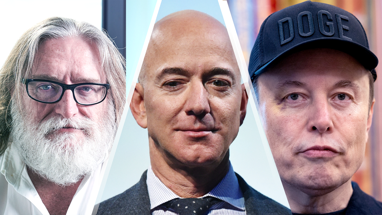 Elon Musk said Gabe Newell gets 'two thumbs up from me' for the OpenAI board but Jeff Bezos is 'clueless'