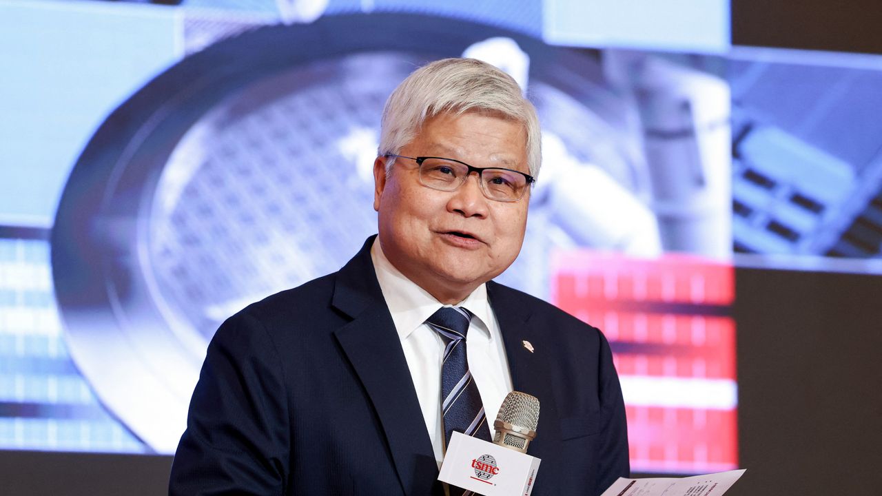 TSMC employees can now buy company-branded shoes modelled by CEO C.C. Wei, or a chip-themed rice cooker with a 'wafer-shaped steaming plate'