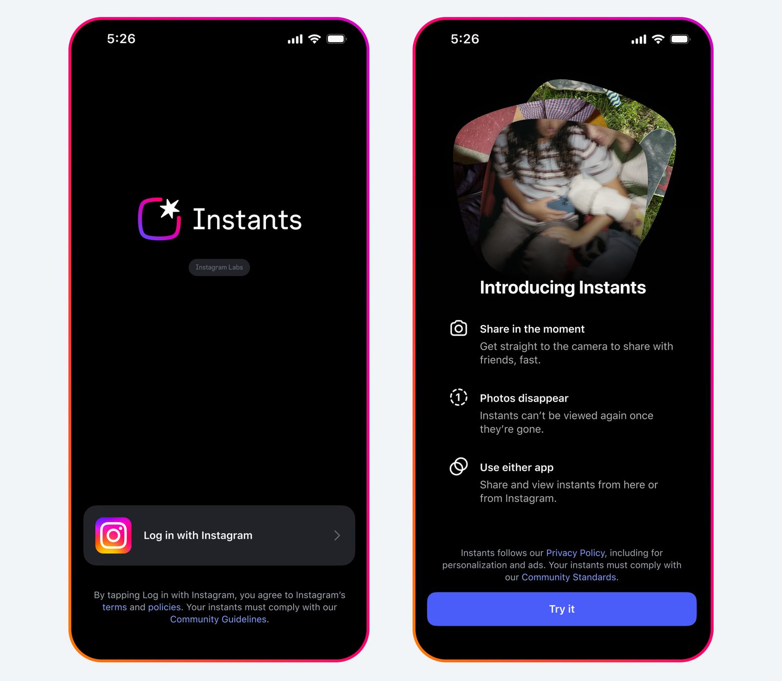Instagram’s New Instants App Is a Snapchat Clone for Thirst Traps