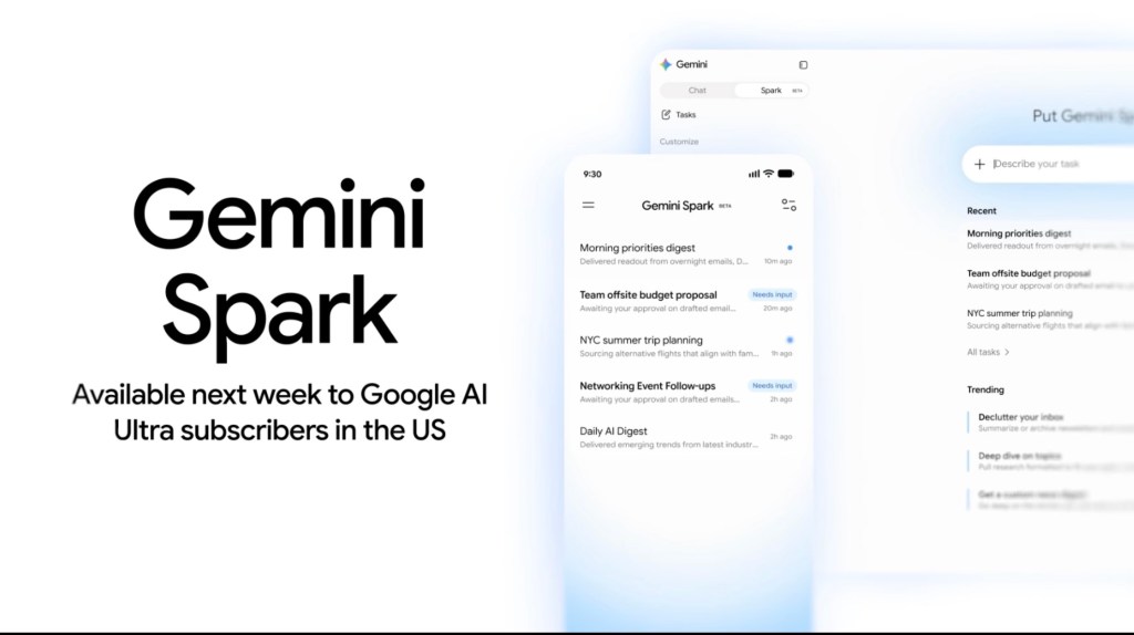 Google introduces Gemini Spark, a 24/7 agentic assistant with Gmail integration