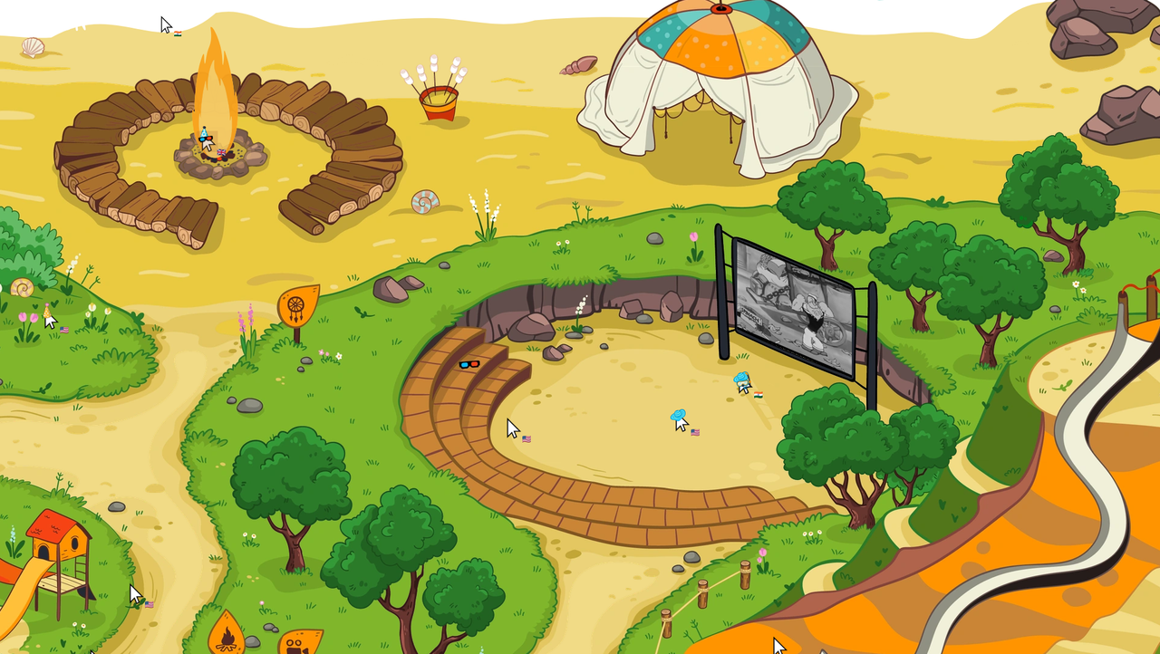 The creator of Infinite Craft has a new game where you explore a secret-filled social hub as your mouse cursor