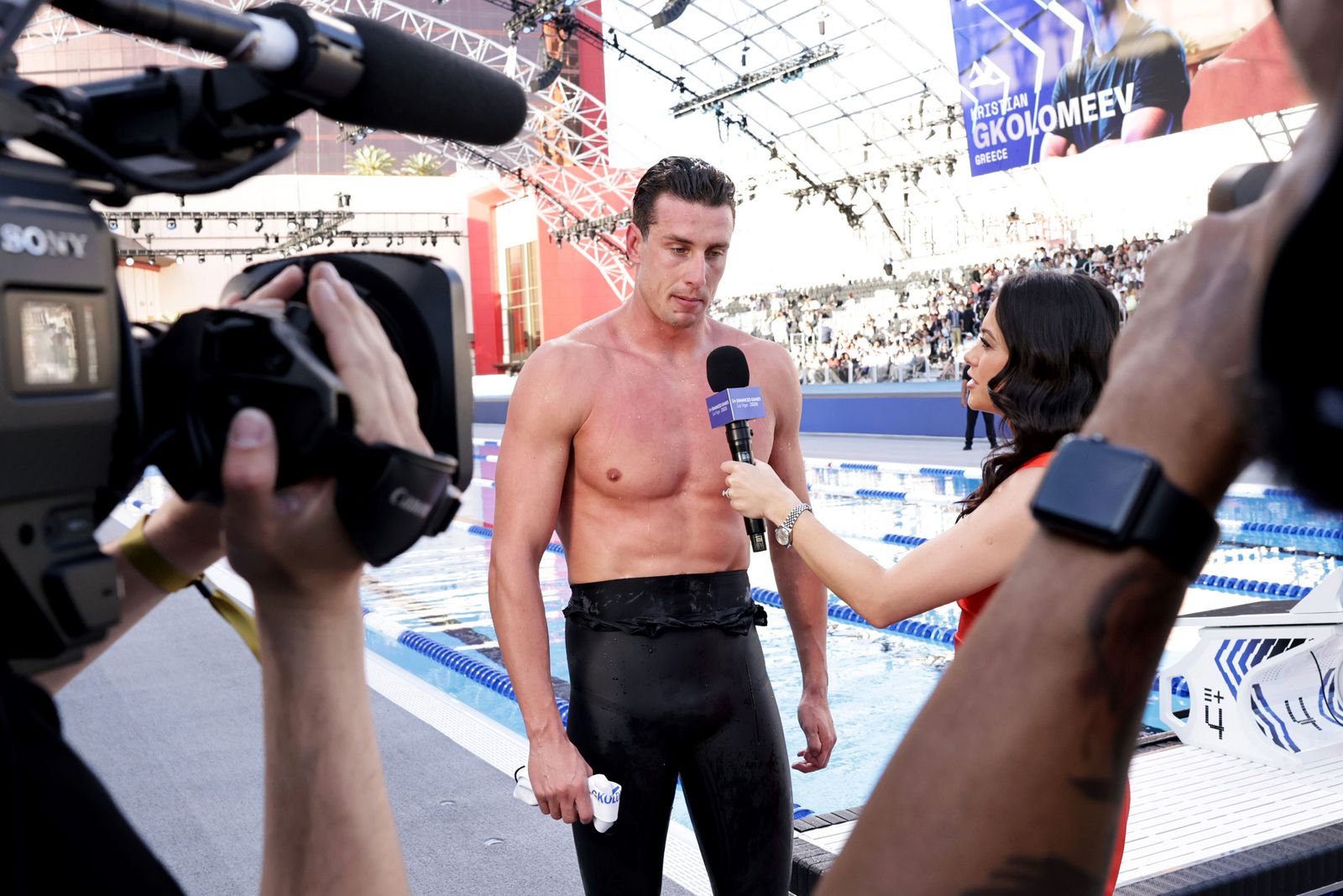 A Swimmer Broke a World Record at the Enhanced Games