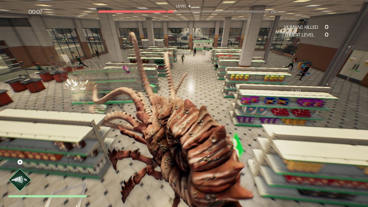 This city-smashing monster sim is the first game I've ever played where my reward for beating a level is getting a nuke dropped on my head