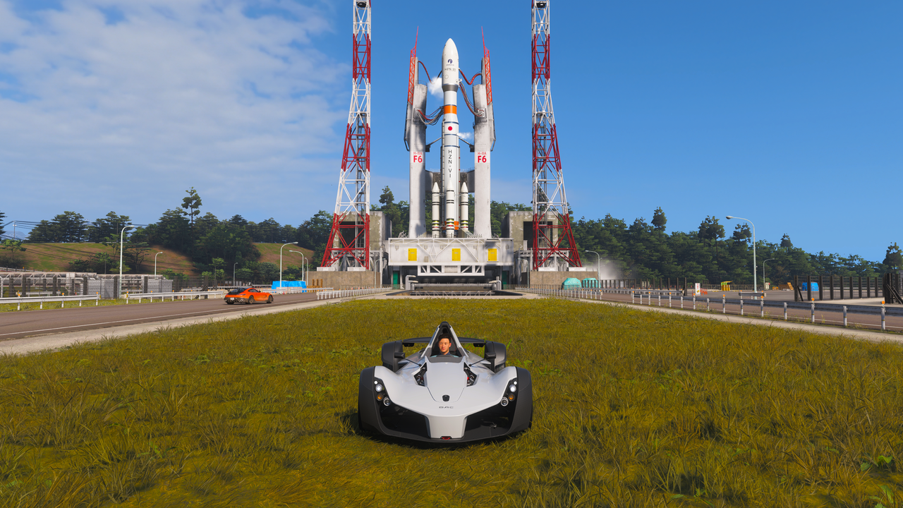 How to take a photo of a Track Toy at Irokawa Space Centre in Forza Horizon 6