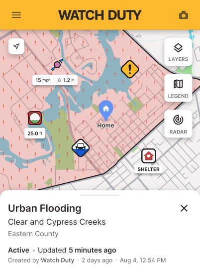 Watch Duty Is Adding Flood Alerts to Its Wildfire App