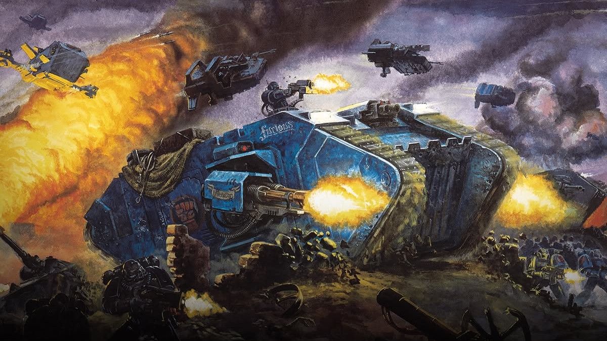 Today I learned the real reason Warhammer 40k's iconic 'Land Raider' got its name and it ain't because it raids the land