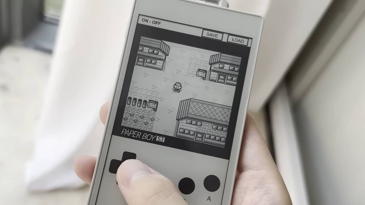YouTuber builds pocket-sized Game Boy emulator using an ereader, demonstrates an 'actually playable' refresh rate for your Pokemon Blue replay