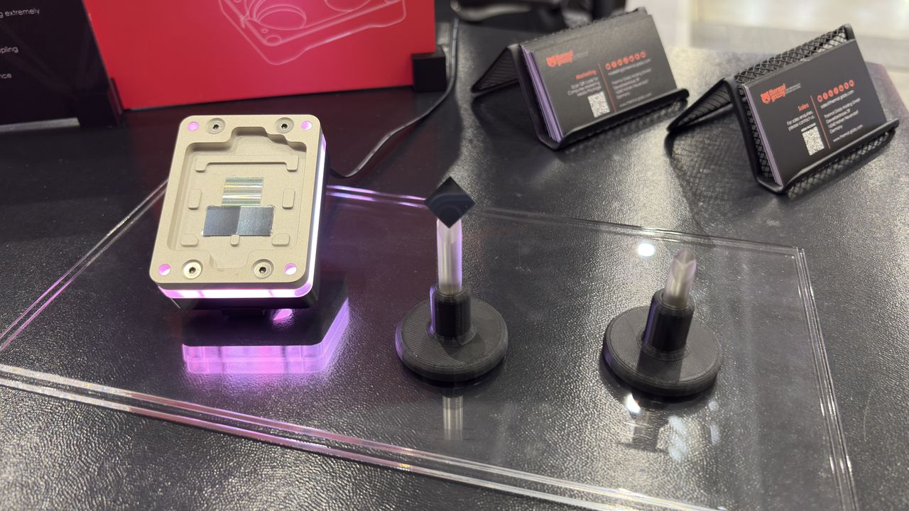 Thermal Grizzly's experimental direct-die CPU block is '3-4 times better' than most—but it uses diamond sheets that cost €500 each
