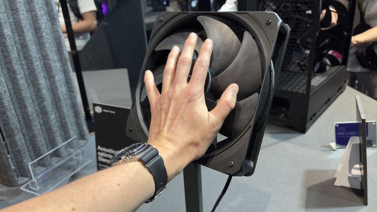 Cooler Master is stuffing its latest cases with truly humongous fans for high airflow and quiet operation