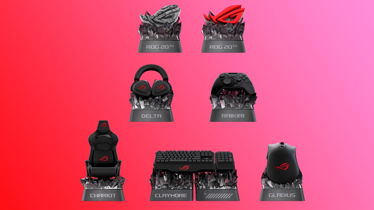 Asus is releasing 'mystery' mini loot boxes with the most peculiar little keycaps I've ever seen