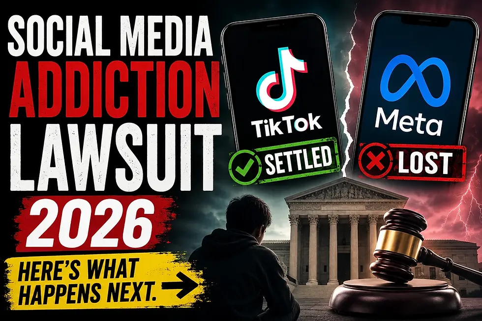Social media addiction lawsuit against Meta is dropped
