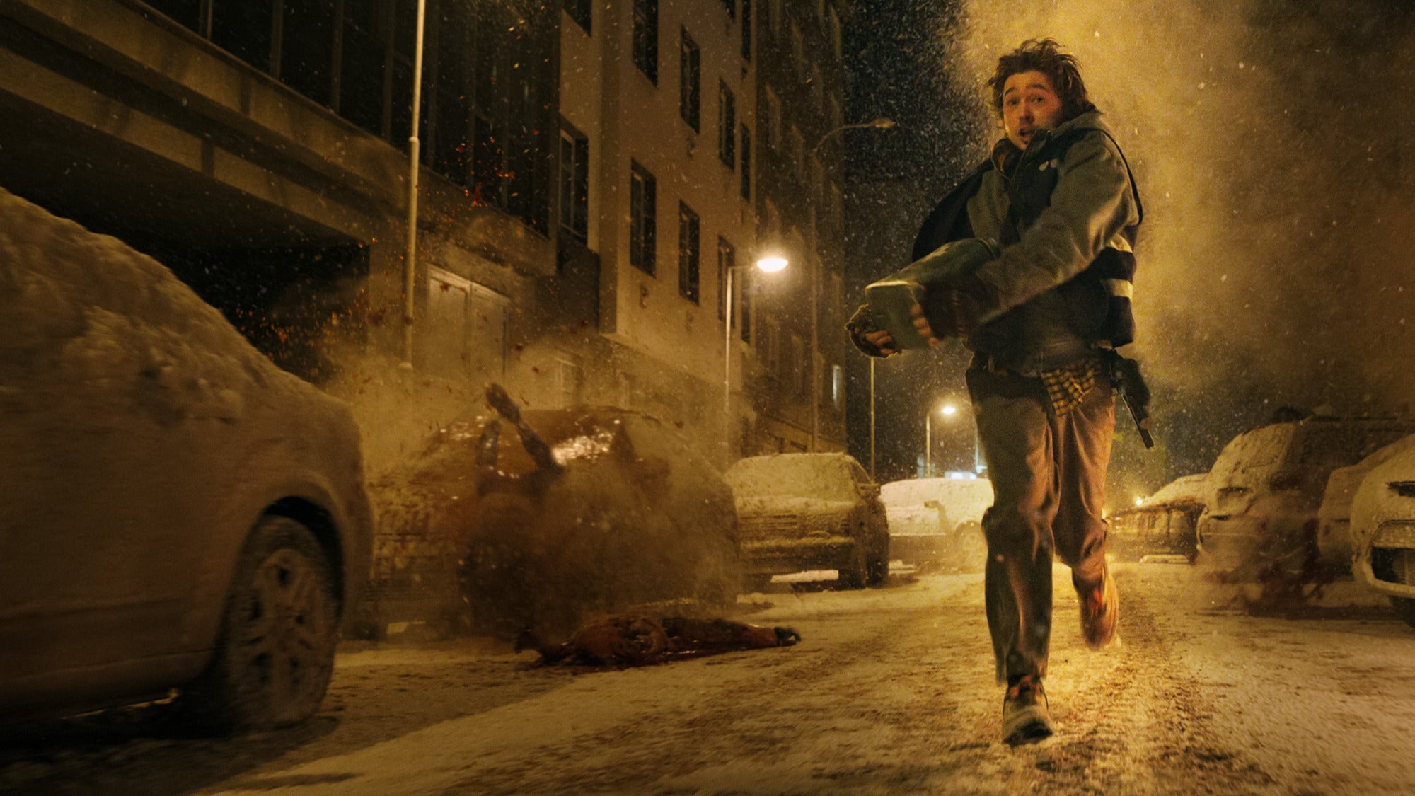Resident Evil Director Zach Cregger Reveals Star Austin Abrams Almost Died Shooting That Zombie Scene From the Trailer