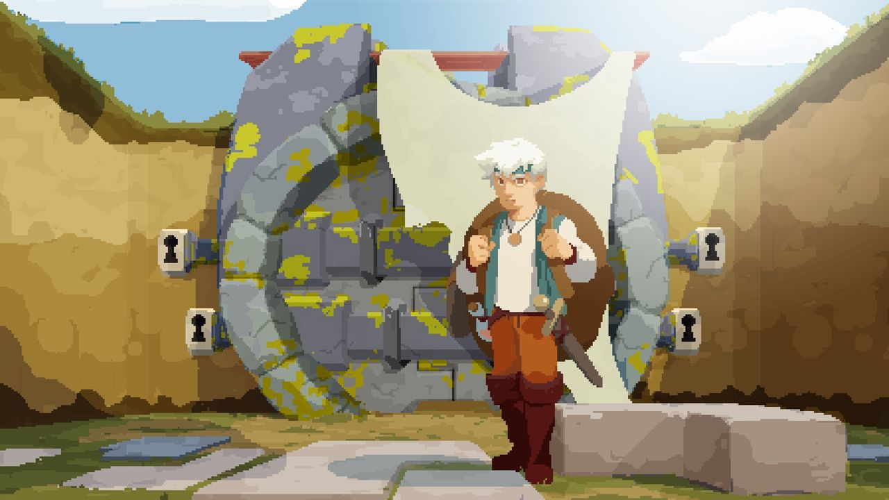 Grab shopkeeper-dungeoncrawler Moonlighter free on Steam for a limited time